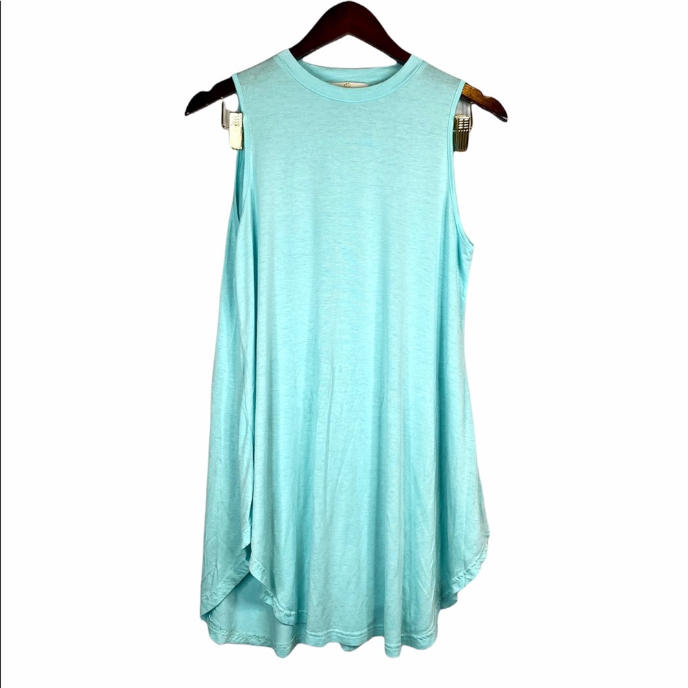 Simply Southern Blue Tunic Tank Womens Size Small